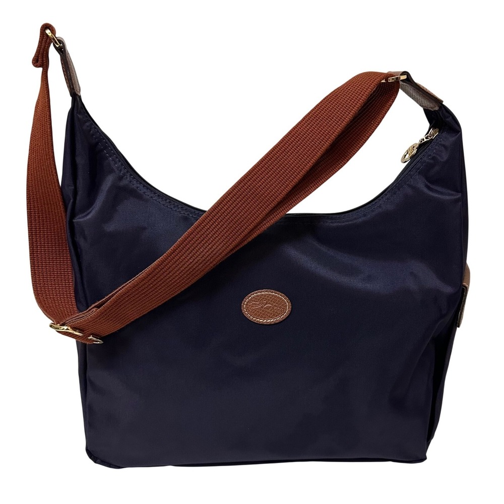 Longchamp Le Pliage Neo Nylon Purple Hobo Shoulder Bag